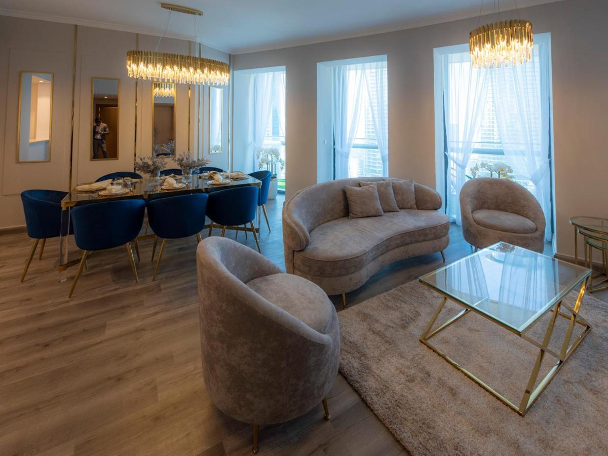 First Class 3Br With Full Dubai Skyline & Sea View Appartement Buitenkant foto