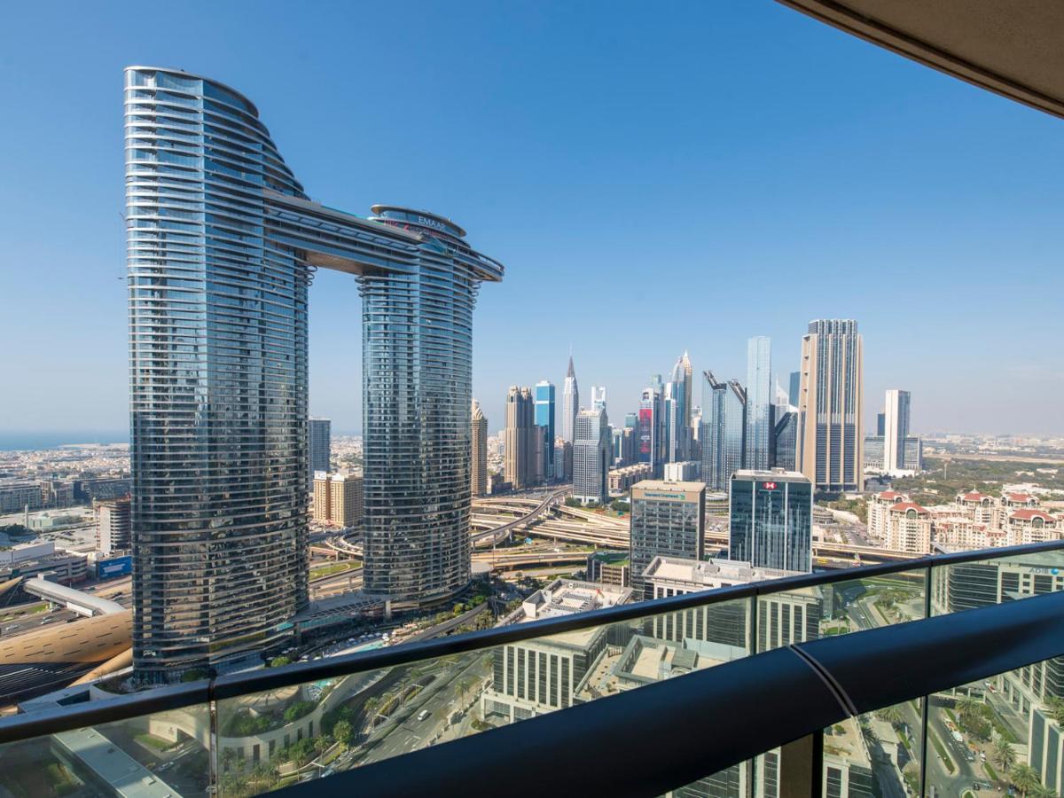 First Class 3Br With Full Dubai Skyline & Sea View Appartement Buitenkant foto