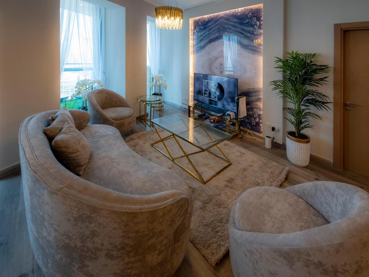 First Class 3Br With Full Dubai Skyline & Sea View Appartement Buitenkant foto