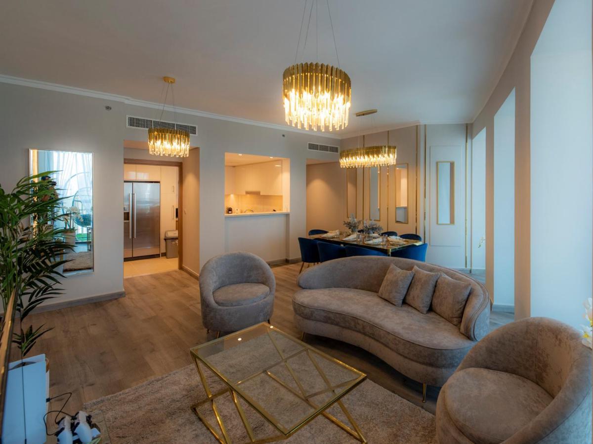 First Class 3Br With Full Dubai Skyline & Sea View Appartement Buitenkant foto